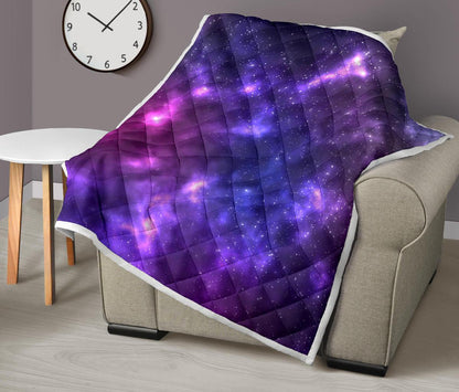 Celestial Purple Blue Galaxy Premium Quilt-JTAMIGO.COM