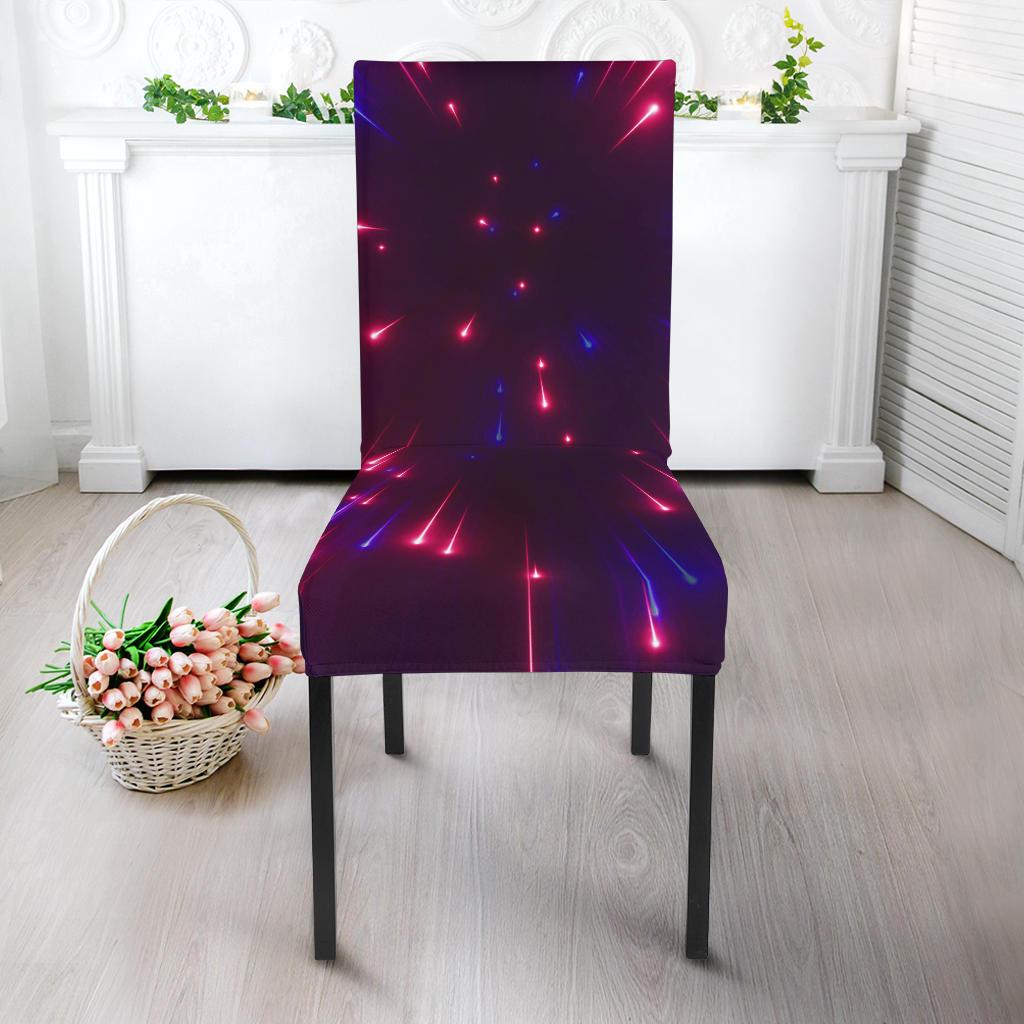 Celestial Purple Blue Neon Speed Light Dinning Chair Slipper-JTAMIGO.COM