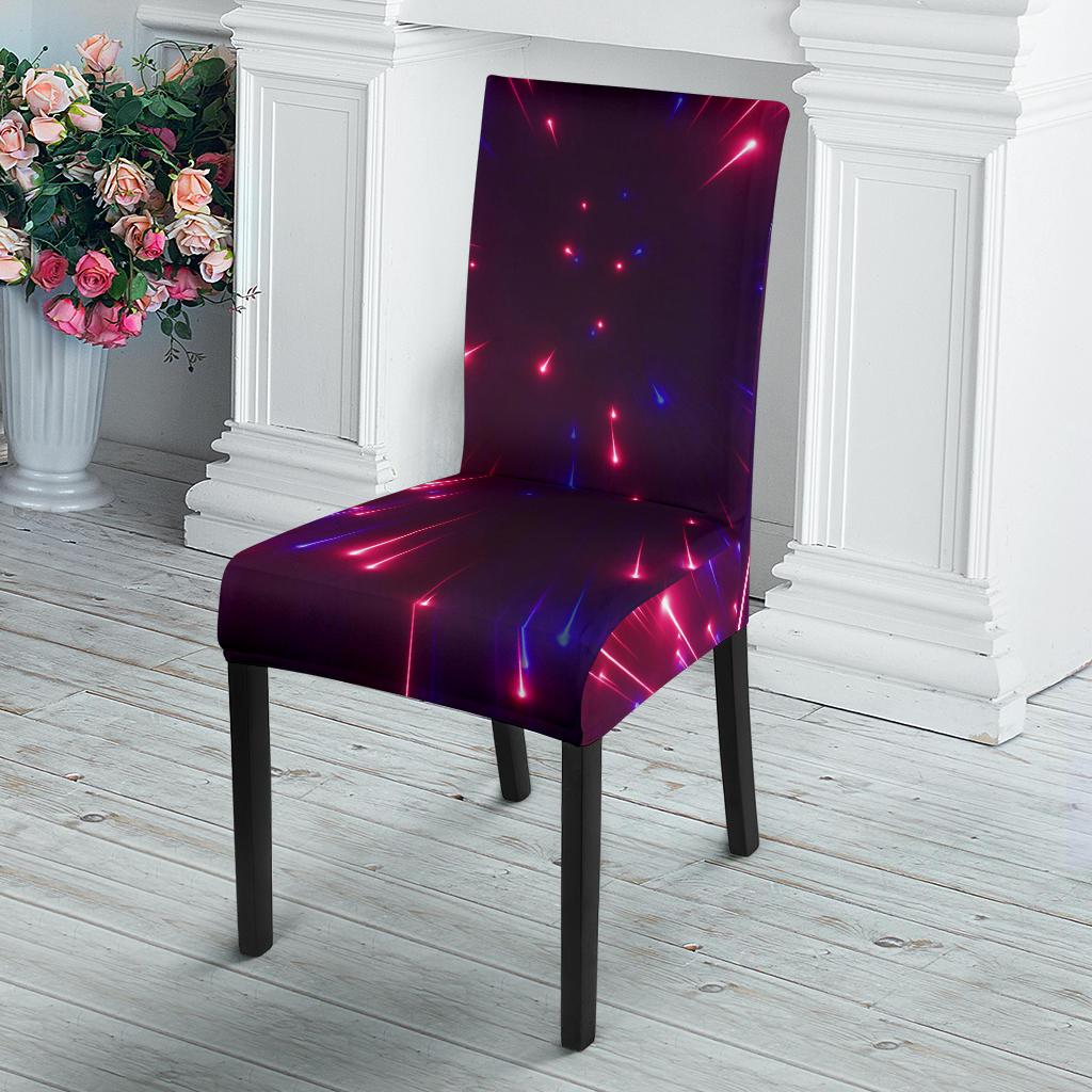 Celestial Purple Blue Neon Speed Light Dinning Chair Slipper-JTAMIGO.COM