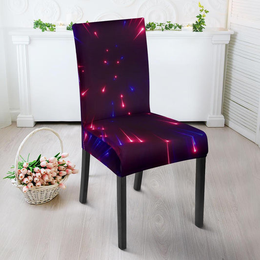 Celestial Purple Blue Neon Speed Light Dinning Chair Slipper-JTAMIGO.COM