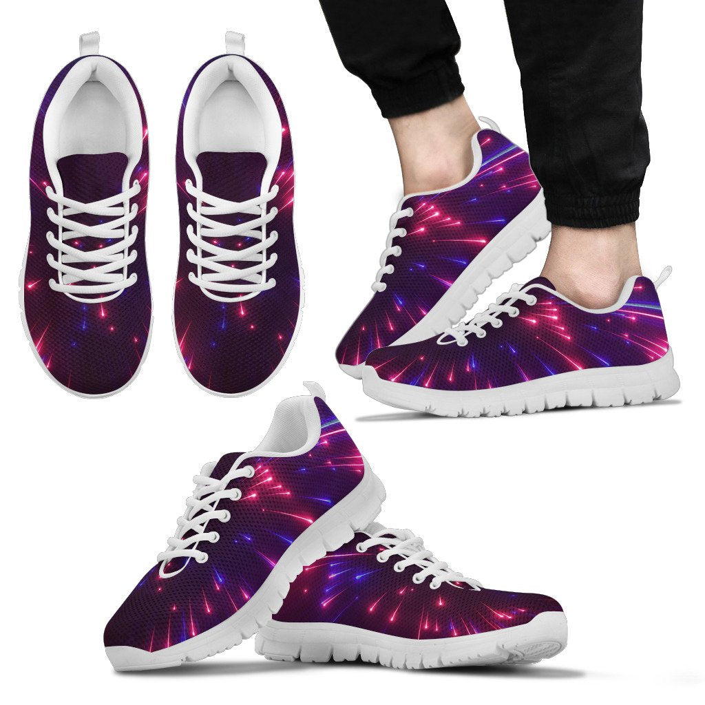 Celestial Purple Blue Neon Speed Light Men Sneakers Shoes