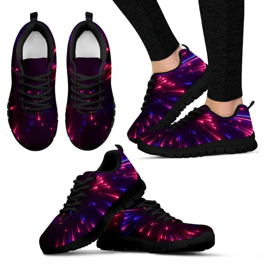 Celestial Purple Blue Neon Speed Light Women Sneakers Shoes