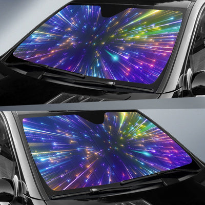 Celestial Rainbow Speed Light Car Sun Shade For Windshield
