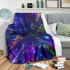 Celestial Rainbow Speed Light Fleece Blanket