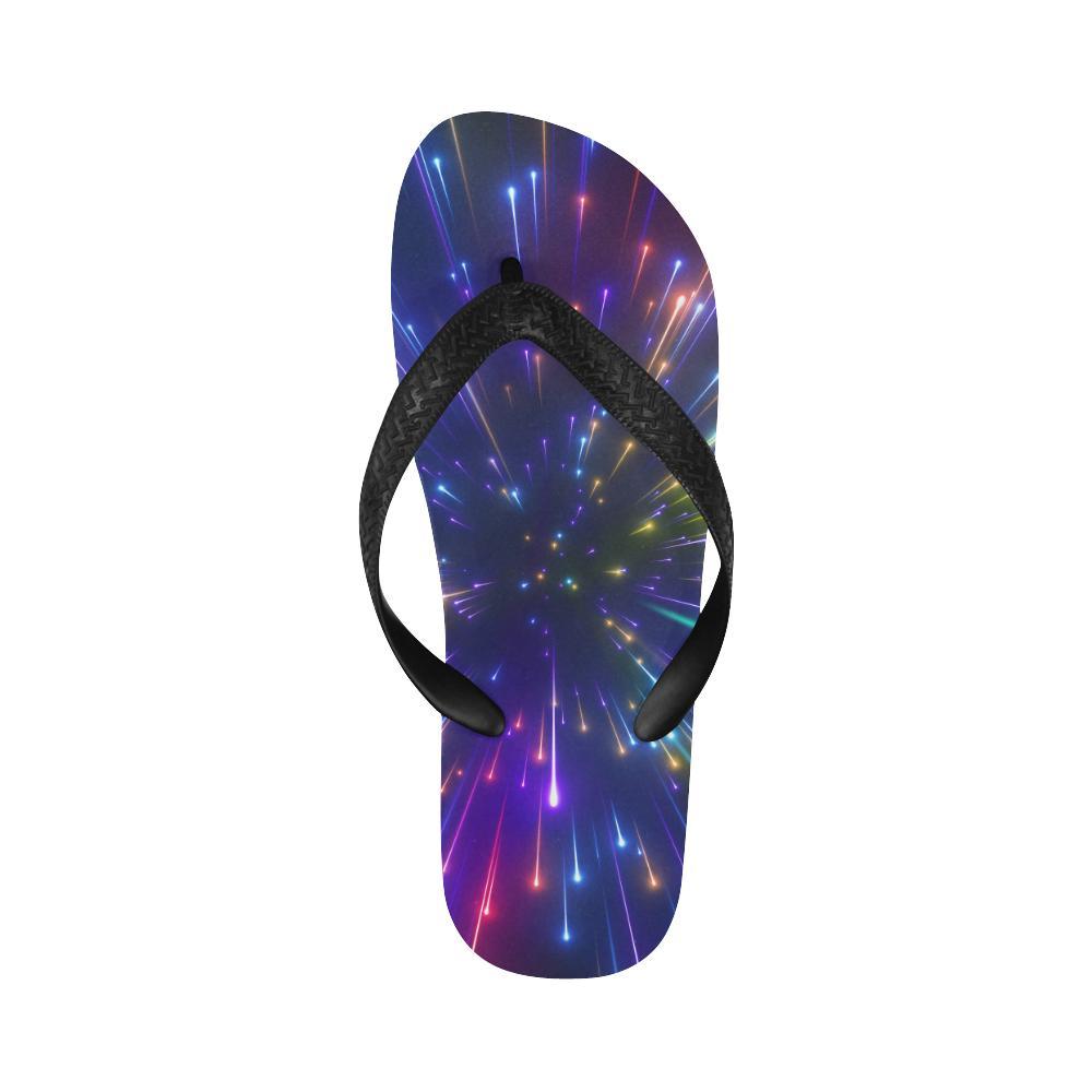 Celestial Rainbow Speed Light Flip Flops-JTAMIGO.COM