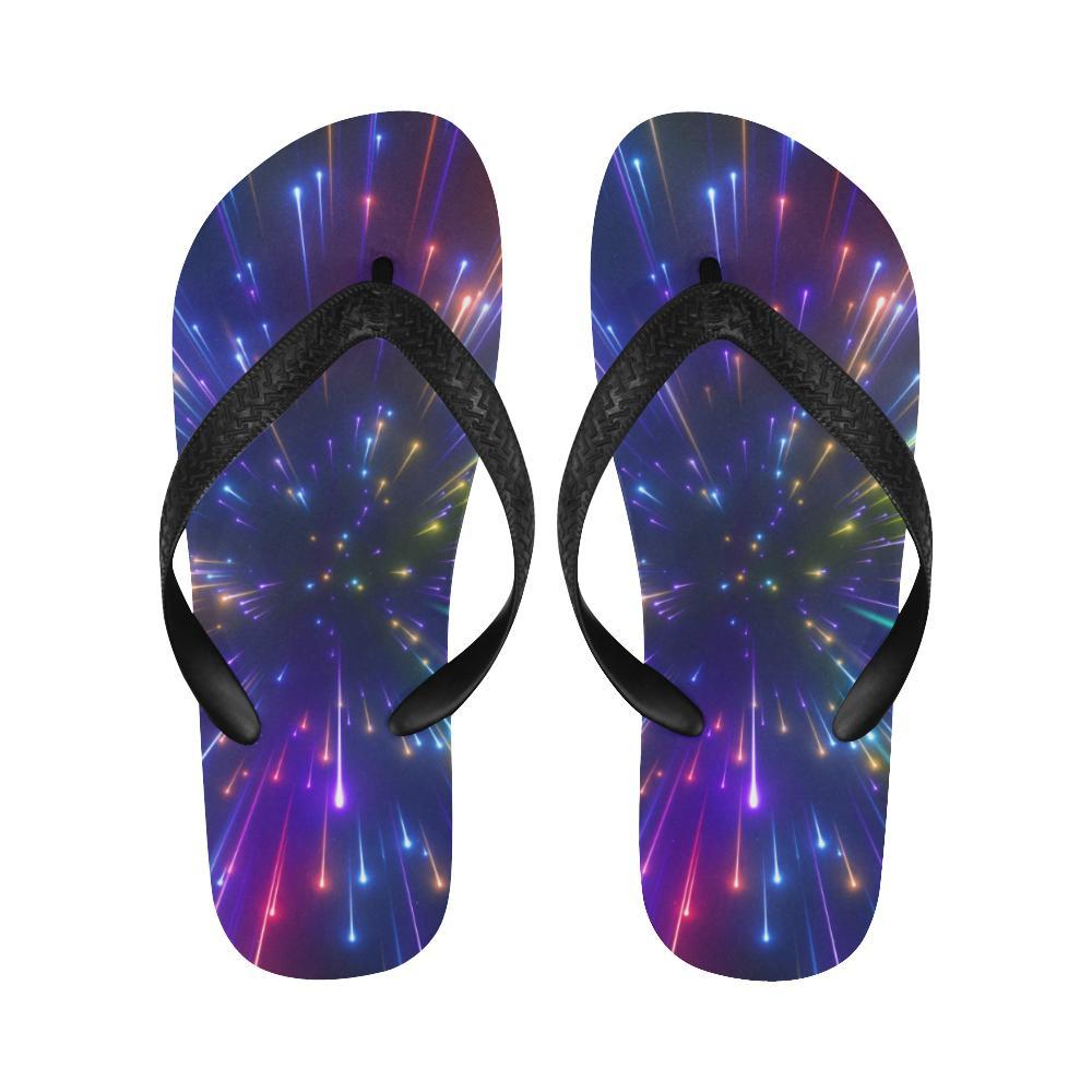 Celestial Rainbow Speed Light Flip Flops-JTAMIGO.COM