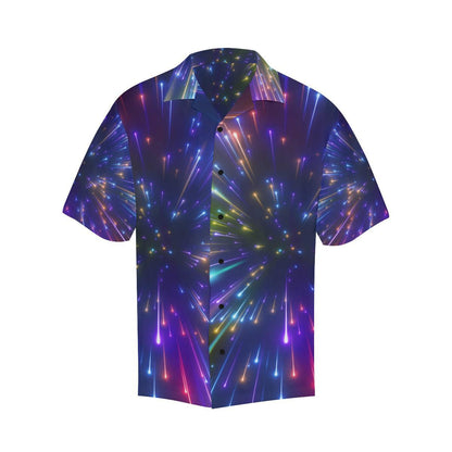 Celestial Rainbow Speed Light Men Aloha Hawaiian Shirt