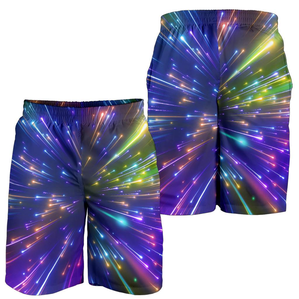 Celestial Rainbow Speed Light Mens Shorts-JTAMIGO.COM