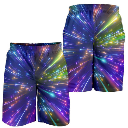 Celestial Rainbow Speed Light Mens Shorts-JTAMIGO.COM