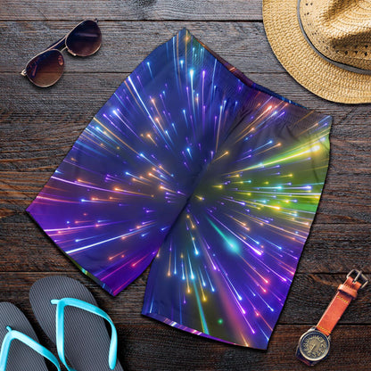 Celestial Rainbow Speed Light Mens Shorts-JTAMIGO.COM