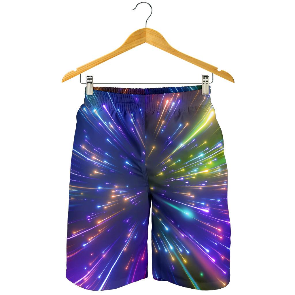 Celestial Rainbow Speed Light Mens Shorts-JTAMIGO.COM