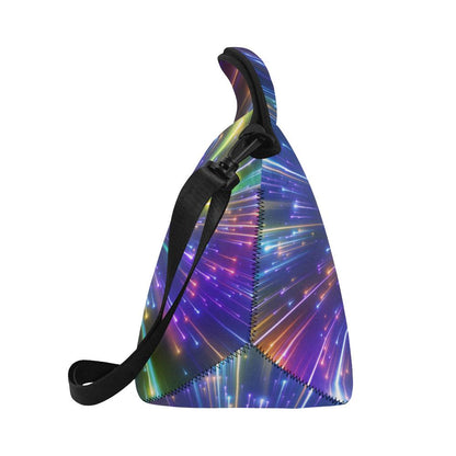 Celestial Rainbow Speed Light Neoprene Lunch Bag (Model 1669)(Large)-JTAMIGO.COM