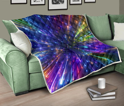 Celestial Rainbow Speed Light Premium Quilt-JTAMIGO.COM