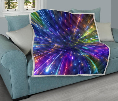 Celestial Rainbow Speed Light Premium Quilt-JTAMIGO.COM