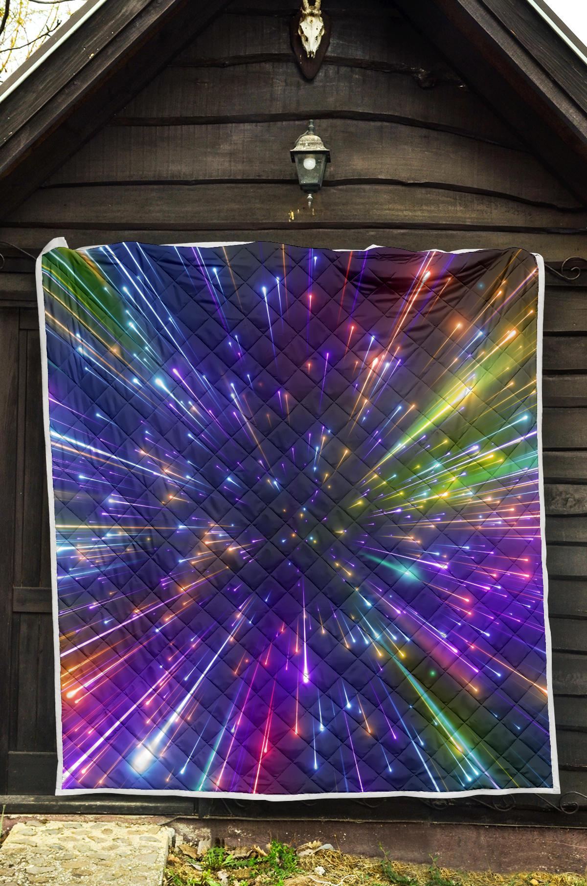 Celestial Rainbow Speed Light Premium Quilt-JTAMIGO.COM