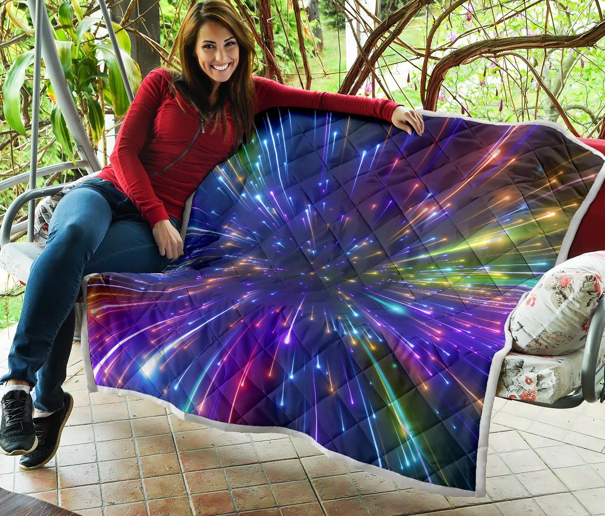 Celestial Rainbow Speed Light Premium Quilt-JTAMIGO.COM