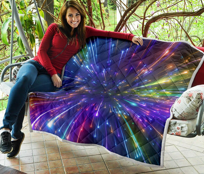 Celestial Rainbow Speed Light Premium Quilt-JTAMIGO.COM