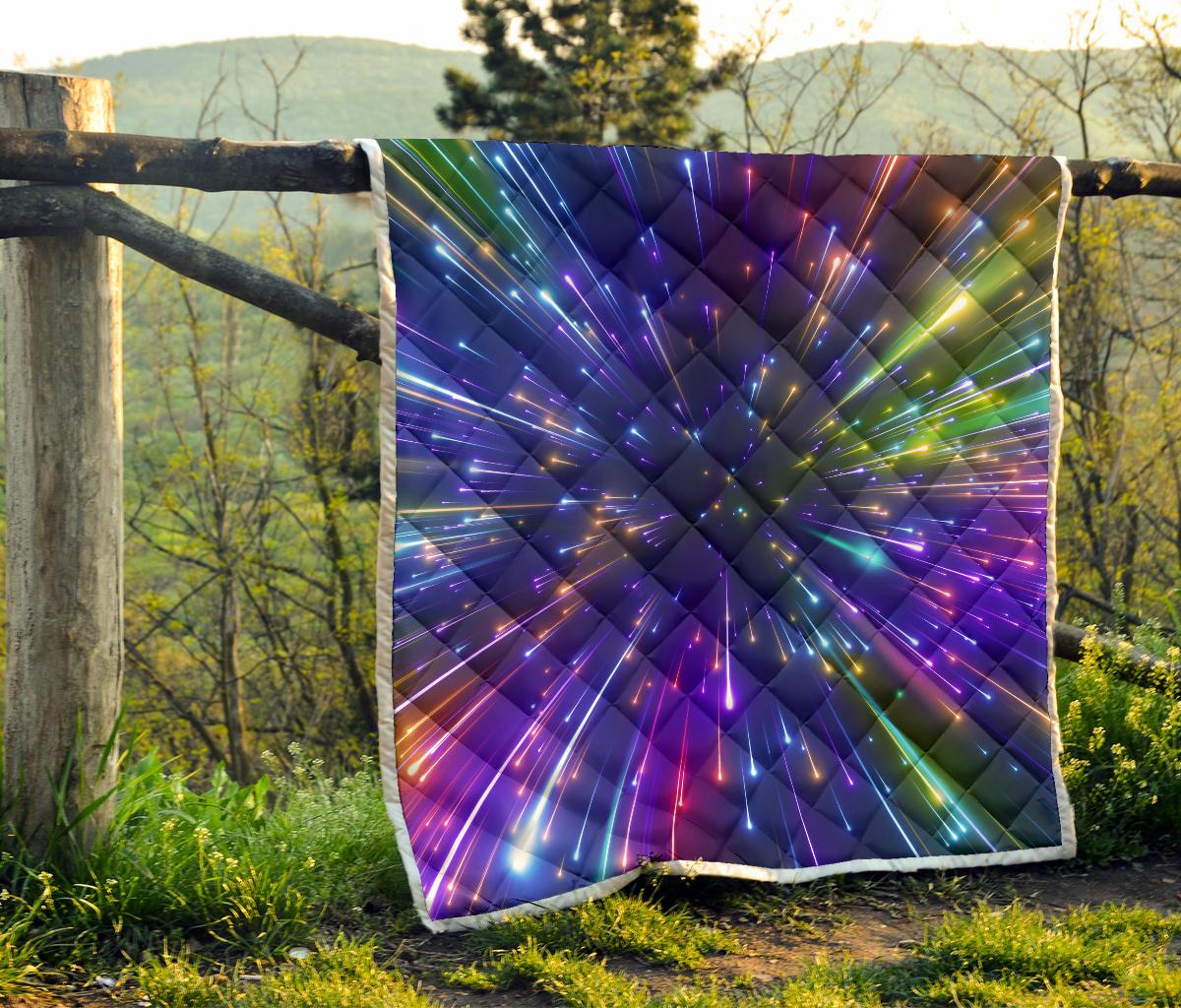 Celestial Rainbow Speed Light Premium Quilt-JTAMIGO.COM