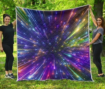 Celestial Rainbow Speed Light Premium Quilt-JTAMIGO.COM
