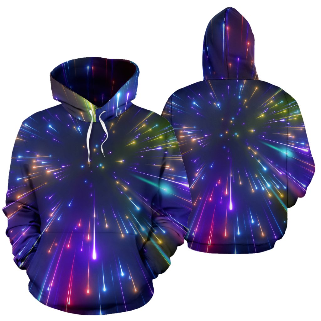 Celestial Rainbow Speed Light Pullover Hoodie