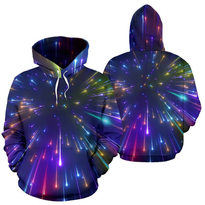 Celestial Rainbow Speed Light Pullover Hoodie