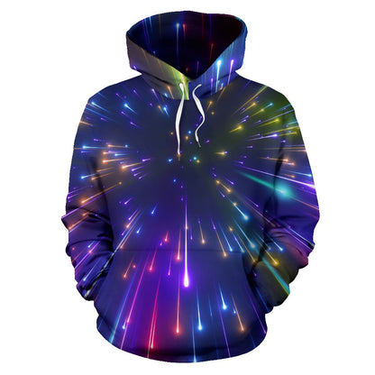 Celestial Rainbow Speed Light Pullover Hoodie