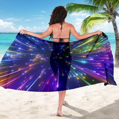 Celestial Rainbow Speed Light Sarong Pareo Wrap