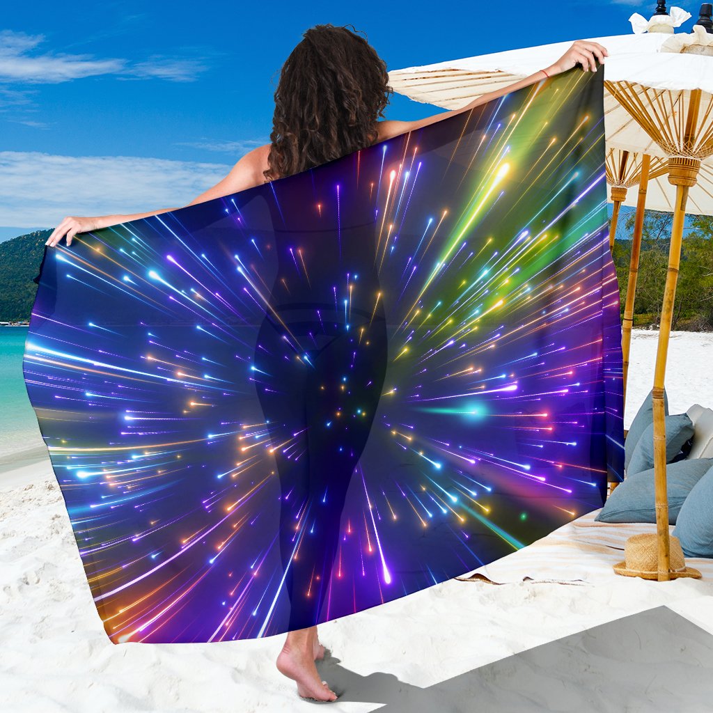 Celestial Rainbow Speed Light Sarong Pareo Wrap