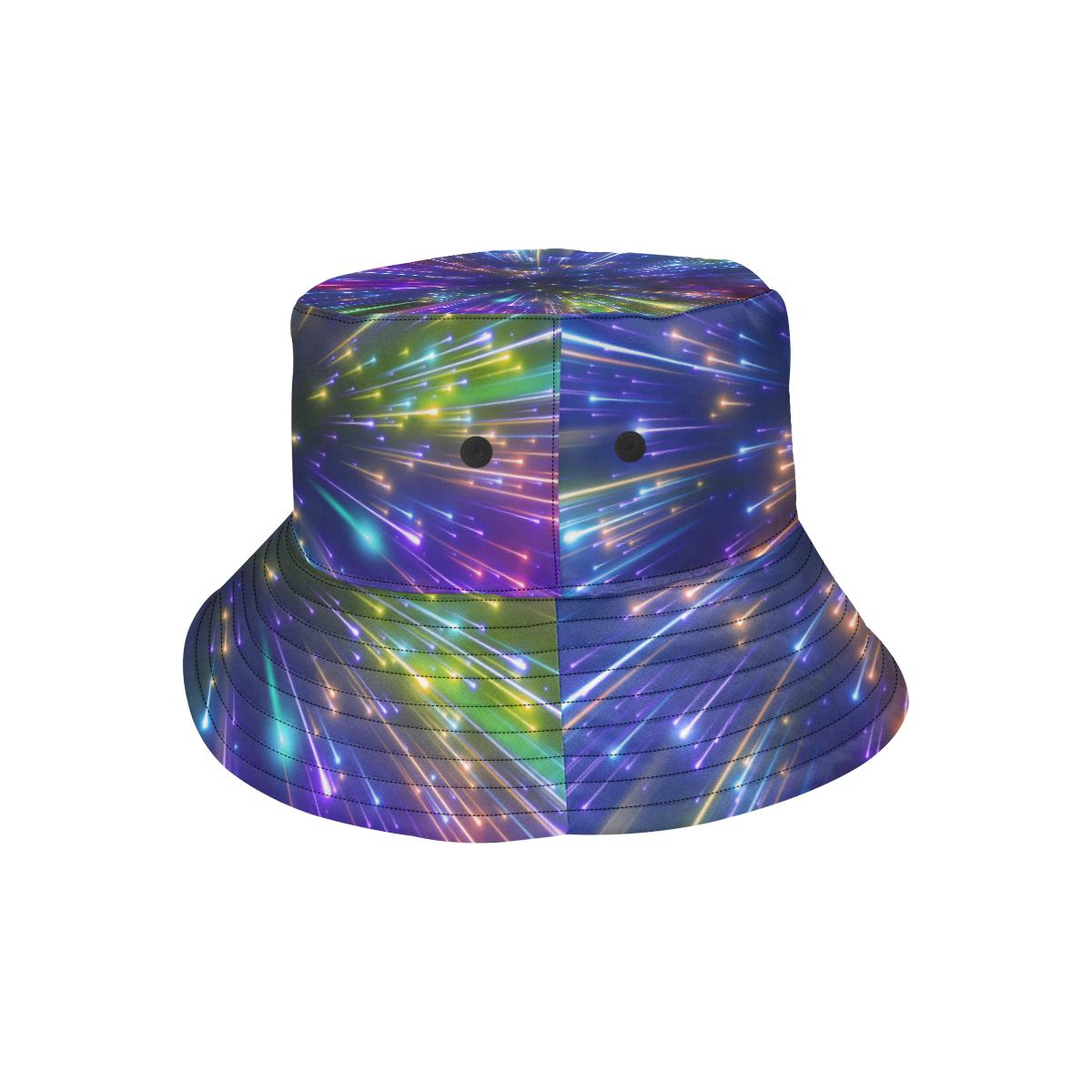 Celestial Rainbow Speed Light Unisex Bucket Hat