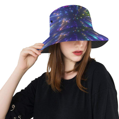 Celestial Rainbow Speed Light Unisex Bucket Hat
