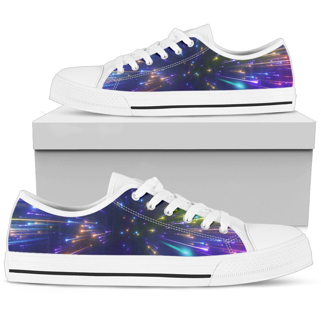 Celestial Rainbow Speed Light Women Low Top Shoes
