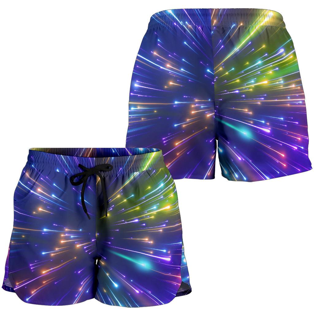 Celestial Rainbow Speed Light Women Shorts-JTAMIGO.COM