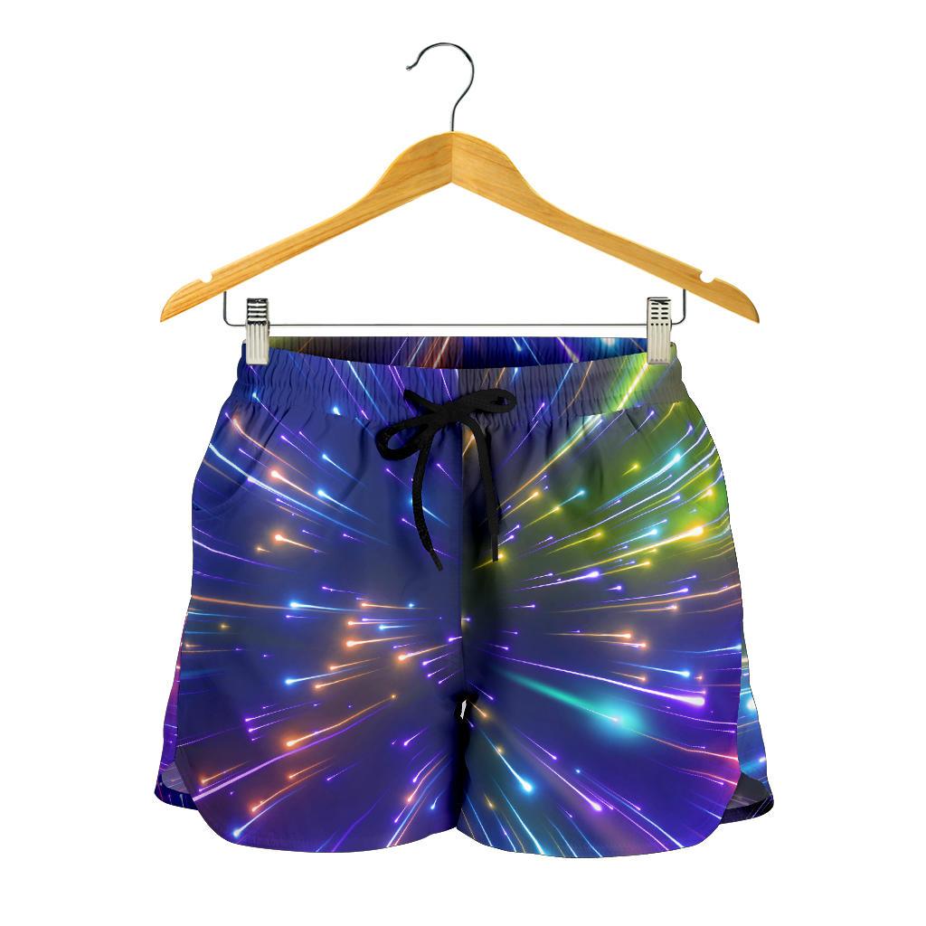 Celestial Rainbow Speed Light Women Shorts-JTAMIGO.COM
