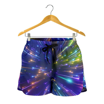 Celestial Rainbow Speed Light Women Shorts-JTAMIGO.COM