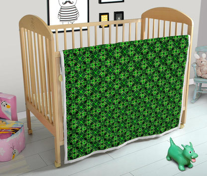 Celtic Green Neon Design Premium Quilt-JTAMIGO.COM