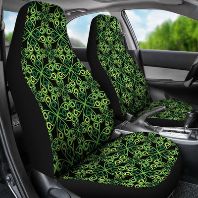 Celtic Green Neon Design Universal Fit Car Seat Covers