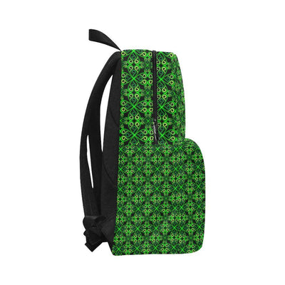 Celtic Green Neon Design Waterproof Backpack-JTAMIGO.COM