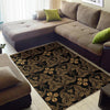 Celtic Knot Gold Design Area Rugs-JTAMIGO.COM