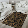 Celtic Knot Gold Design Area Rugs-JTAMIGO.COM