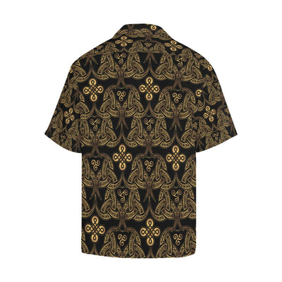 Celtic Knot Gold Design Men Aloha Hawaiian Shirt