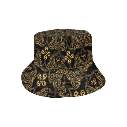 Celtic Knot Gold Design Unisex Bucket Hat