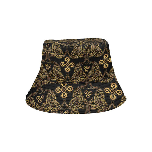 Celtic Knot Gold Design Unisex Bucket Hat
