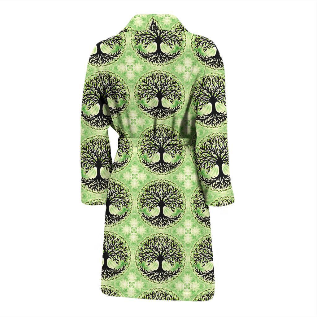 Celtic Pattern Print Design 010 Men Bathrobe-JORJUNE.COM