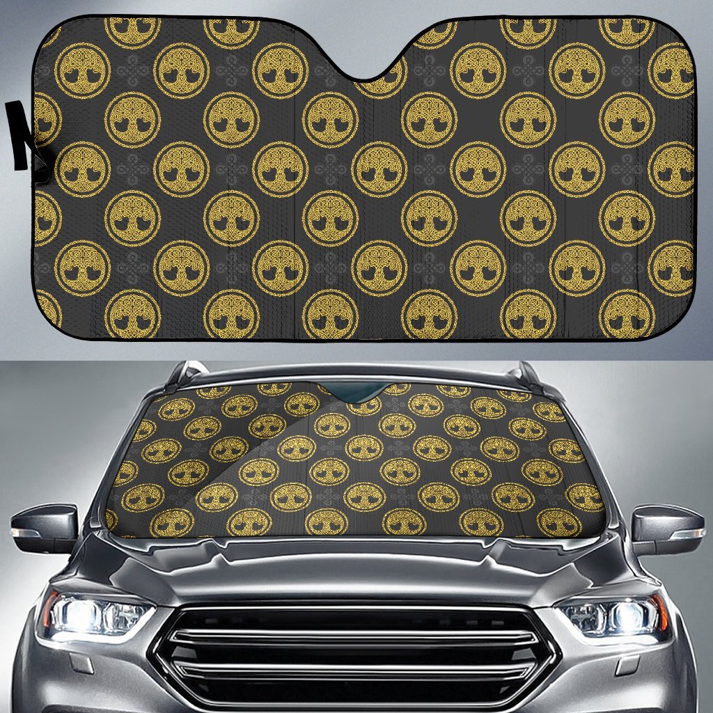 Celtic Tree of Life Design Car Sun Shade For Windshield
