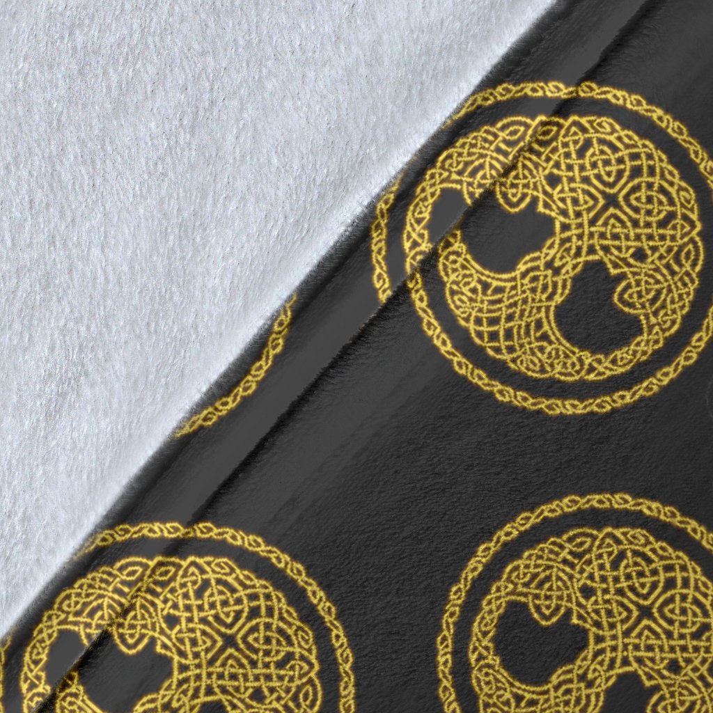 Celtic Tree Of Life Design Fleece Blanket
