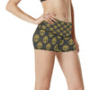 Celtic Tree of Life Design High Waisted Spandex Shorts-JTAMIGO.COM