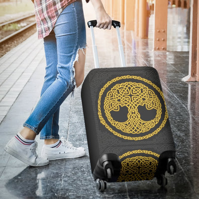 Celtic Tree Of Life Design Luggage Cover Protector