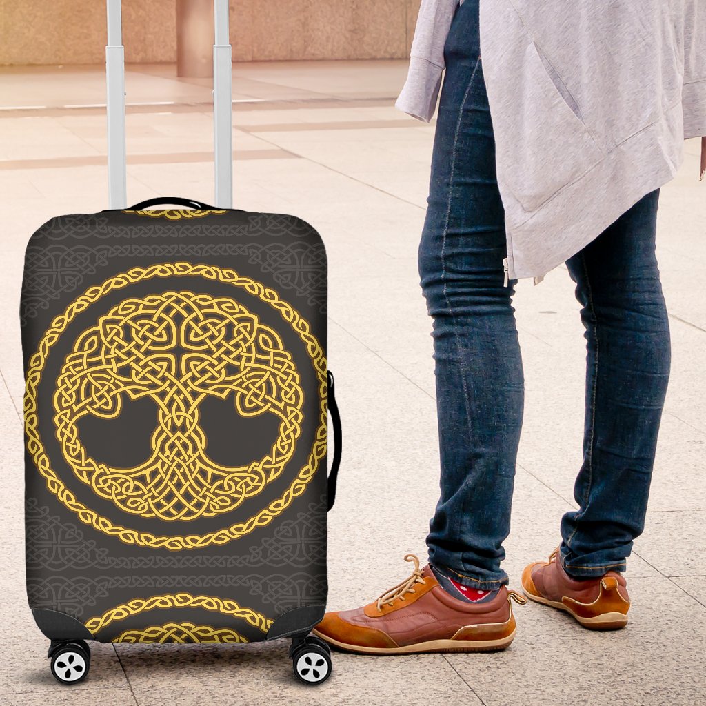Celtic Tree Of Life Design Luggage Cover Protector