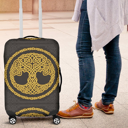 Celtic Tree Of Life Design Luggage Cover Protector