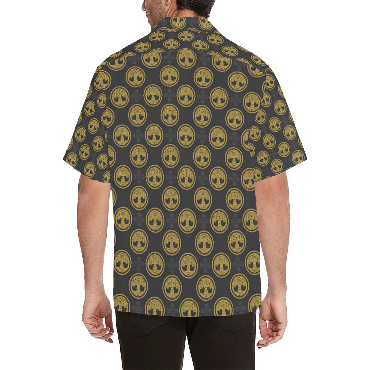 Celtic Tree of Life Design Men Aloha Hawaiian Shirt